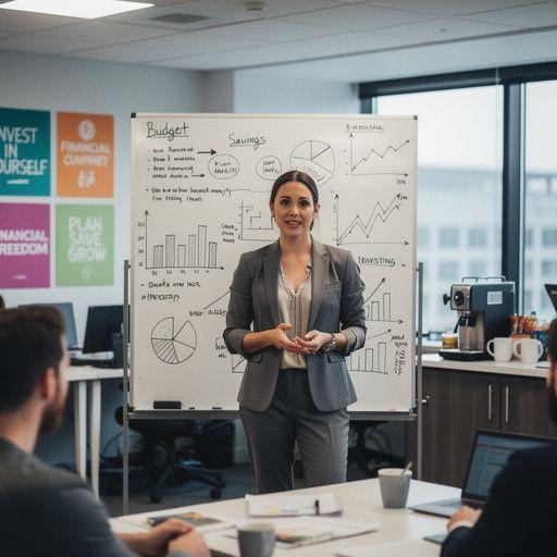 Könyvcsomagok bemutatása, amelyek a személyes pénzügyek alapjait tartalmazzák.